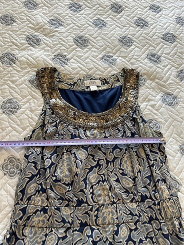 LOFT Yakası Pul işlemeli Elbise - Görsel 6