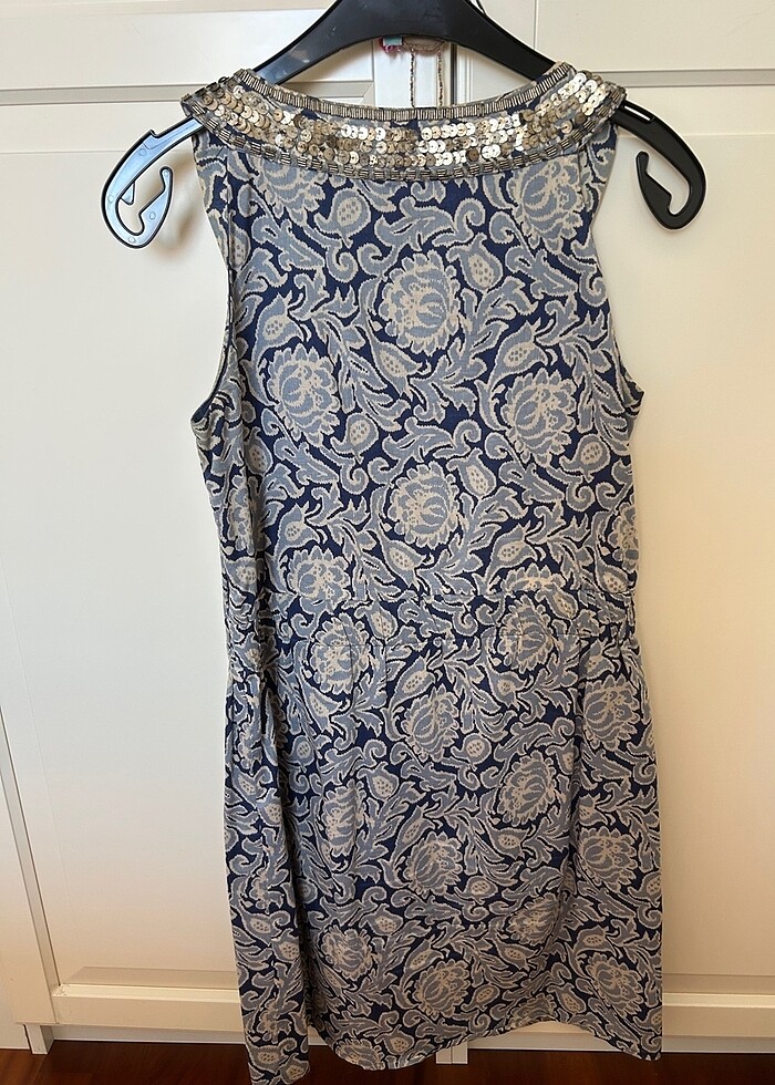 LOFT Yakası Pul işlemeli Elbise - Görsel 3