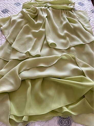 Roman Abiye İpek Elbise - Görsel 5