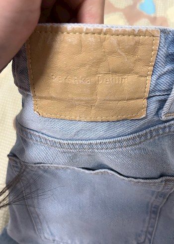 Mavi Loose Fit Midi Denim Kadın Pantolon - Görsel 3