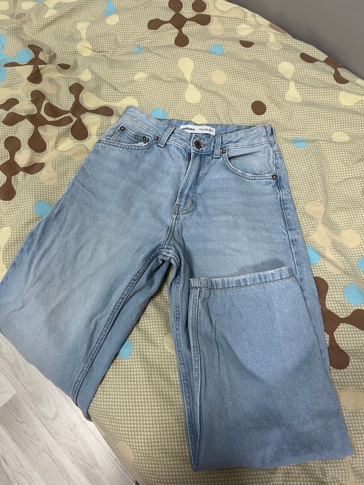 Mavi Loose Fit Midi Denim Kadın Pantolon - Görsel 2
