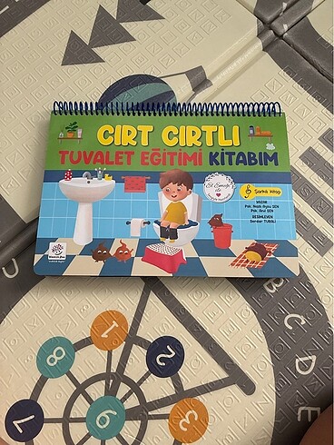 Cırt cırtlı tuvalet eğitimi kitabı