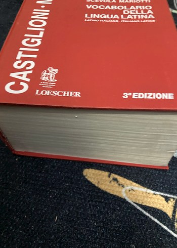 Latince-İtalyanca Sözlük 3. Baskı Loescher - Görsel 3