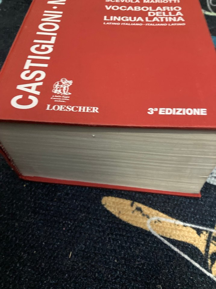 Latince-İtalyanca Sözlük 3. Baskı Loescher - Görsel 3
