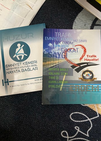 Beden Huzur Sürücü Kursu Sınav Kitapları çeşitli kitaplar