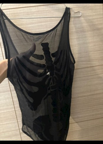 Şeffaf Siyah Gotik Desenli tranparan - Görsel 2