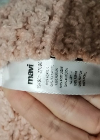 Bej Örgü Kadın Atkı - Görsel 2