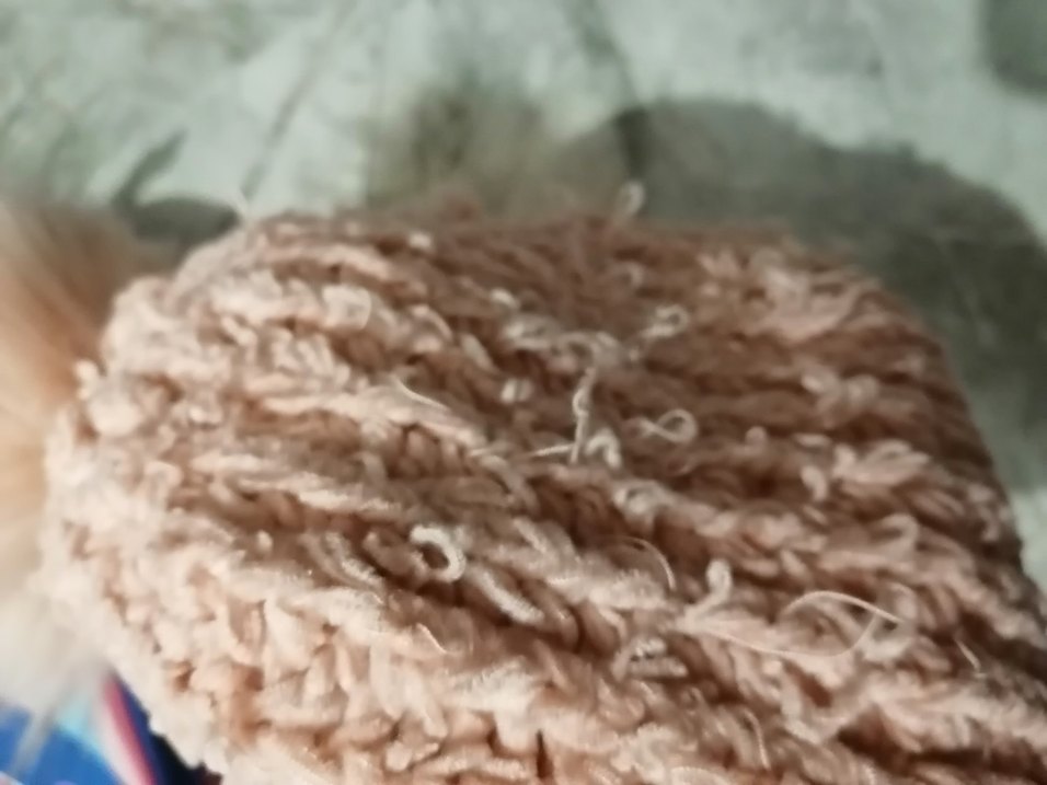 Bej Örgü Kadın Atkı - Görsel 3