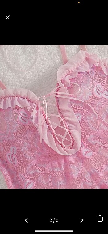 Victoria s Secret lolita dantelli süslemeli bodysuit