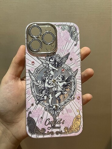 retro cupid angel goth iphone kılıfı