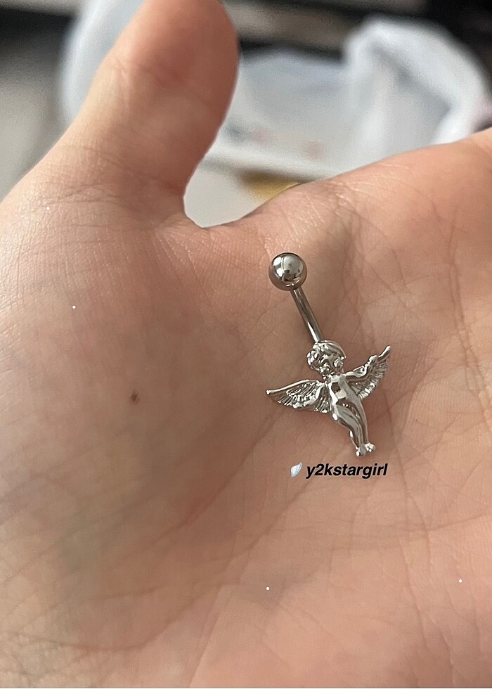 melek gotik göbek piercing - Görsel 2