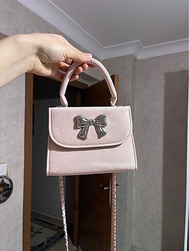 Sheinside shein coquette kurdeleli mini çanta