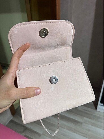 Beden pembe Renk shein coquette kurdeleli mini çanta