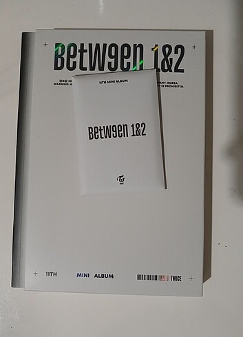 Twice between 1&2 albüm