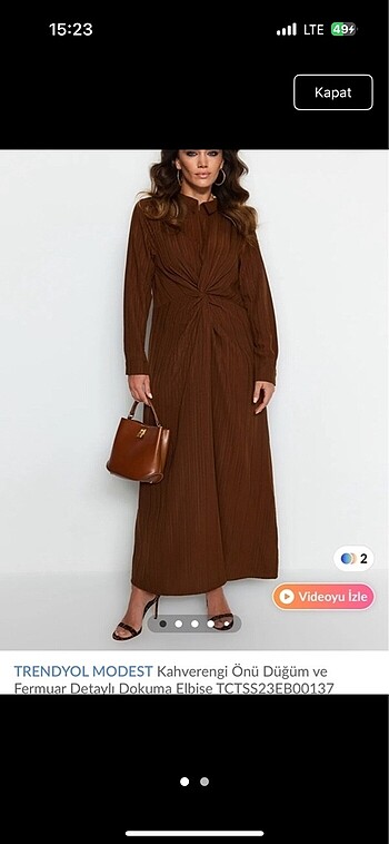 Trendyol Modest elbise
