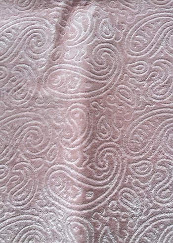 Pembe Bohem Stilde Düz Desenli Halı - Görsel 3