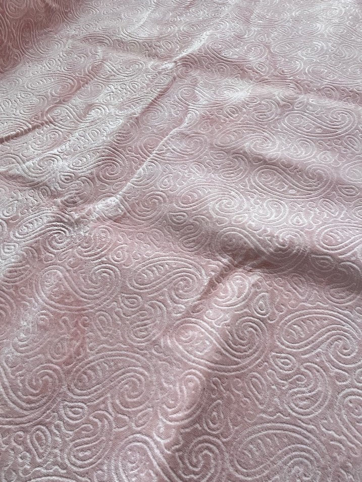 Pembe Bohem Stilde Düz Desenli Halı - Görsel 2