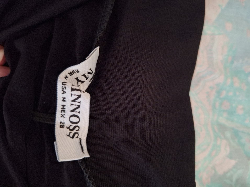 Siyah Uzun Kollu esnek kumaş pileli mini elbise madonna yaka - Görsel 3