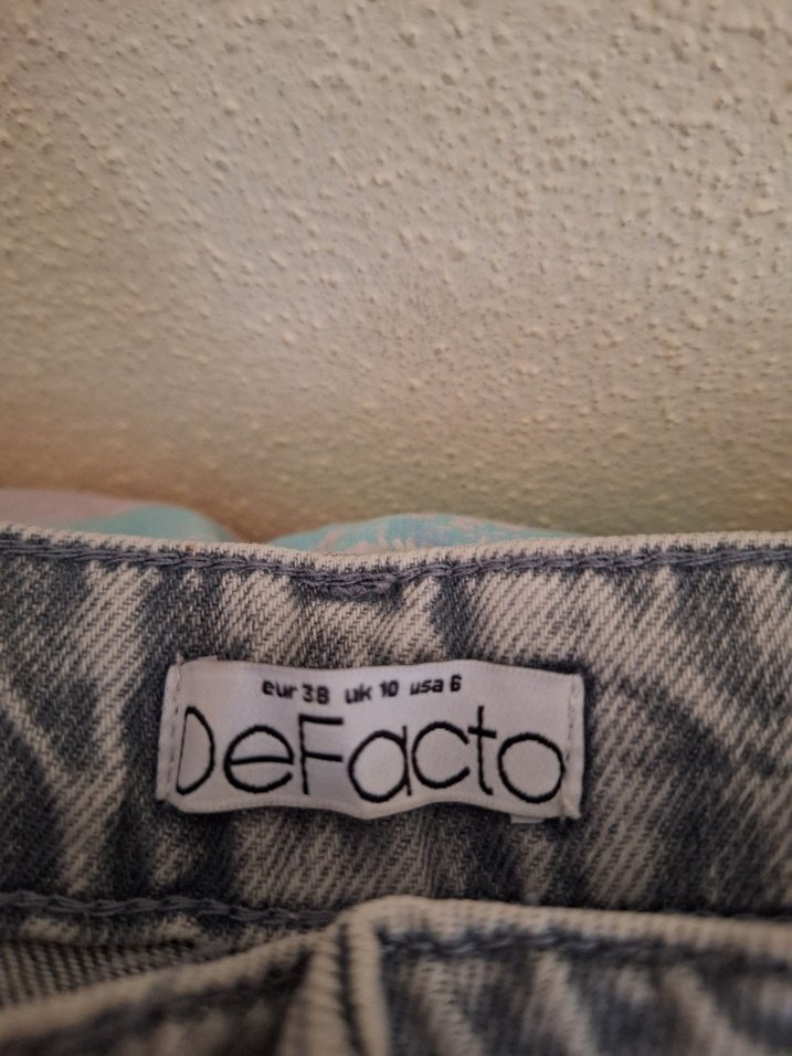 Gri Kadın Rahat Kesim midi Jean - Görsel 3