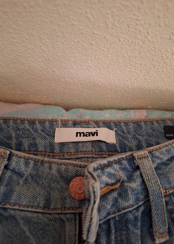 Geniş Kesim Yırtık Midi Kot Pantolon - Görsel 3