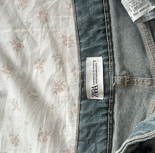 Zara Zara kot şort 34 beden