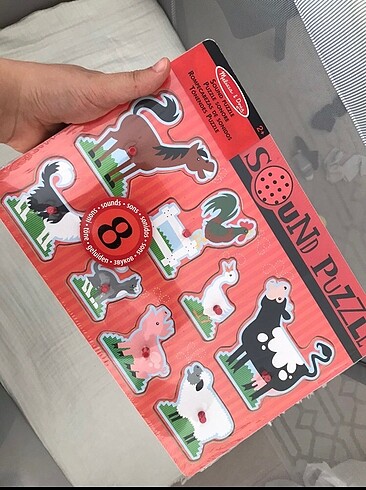 Melissa and doug sesli yapboz