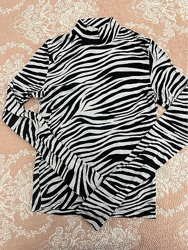 Zebra desen bluz