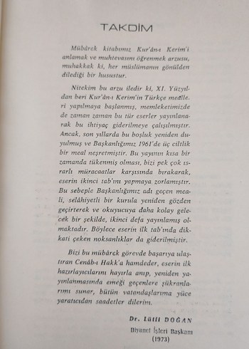 HÜSEYİN ATAYA KUR'AN-I KERİM VE TÜRKÇE MEAL - Görsel 3