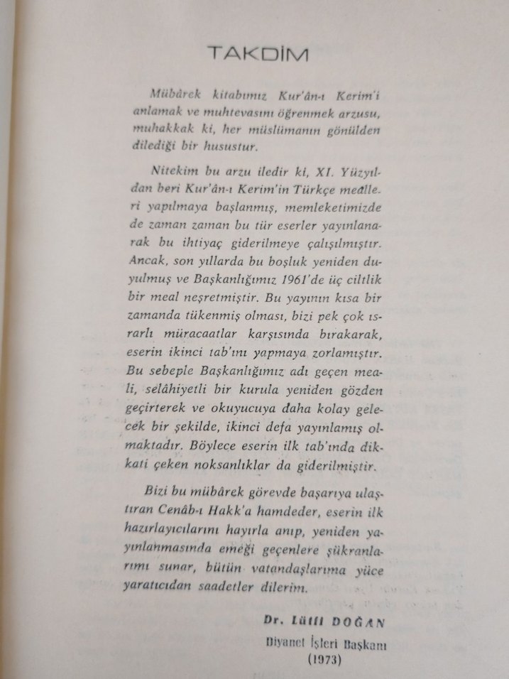 HÜSEYİN ATAYA KUR'AN-I KERİM VE TÜRKÇE MEAL - Görsel 3