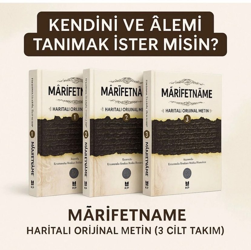 Marifetname 3 Cilt Takım - Haritalı Orijinal Metin - Görsel 2