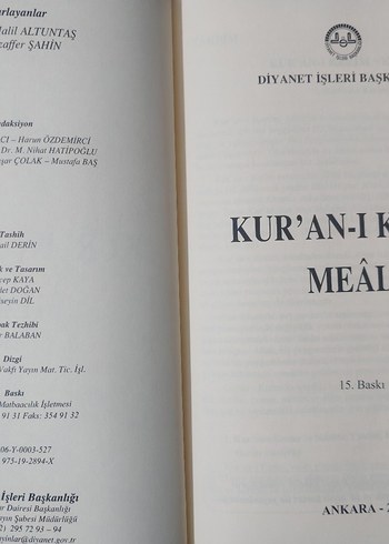 Diyanet İşleri Başkanlığı Kur'an-ı Kerim Meali - Görsel 8