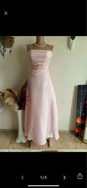 Vintage abiye elbise