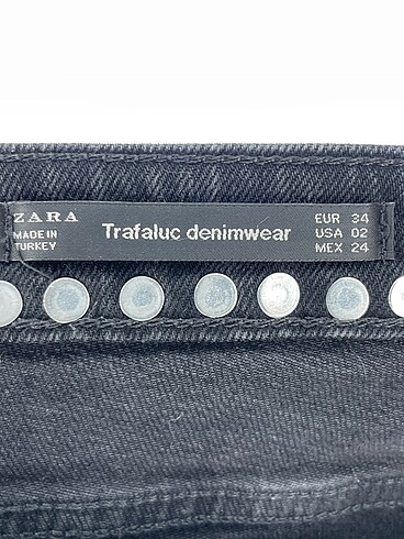 34 Beden siyah Renk Zara Jean / Kot %70 İndirimli.