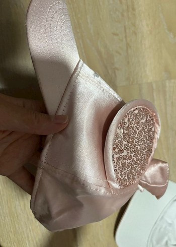 Pembe Parlak Payetli Minnie Mouse Şapka - Görsel 2