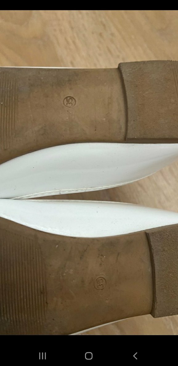 Beyaz Fiyonklu Kız Babet Ayakkabı - Görsel 3