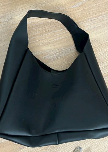 Siyah Deri Minimalist Kadın Çanta - Görsel 2