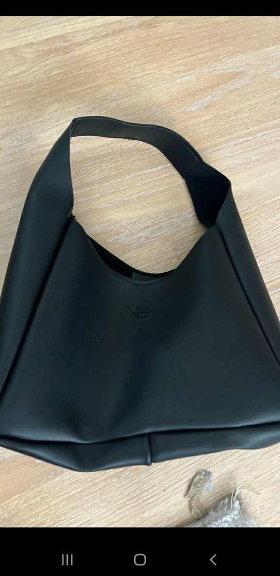 Siyah Deri Minimalist Kadın Çanta - Görsel 2