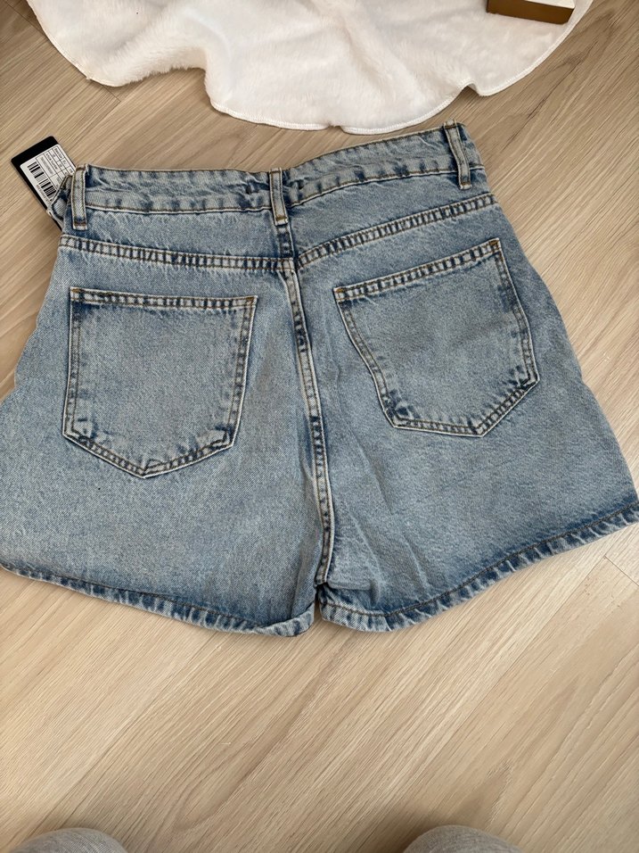 TRENDYOLMILLA Kadın Mini Kot Şort Etek - Görsel 3