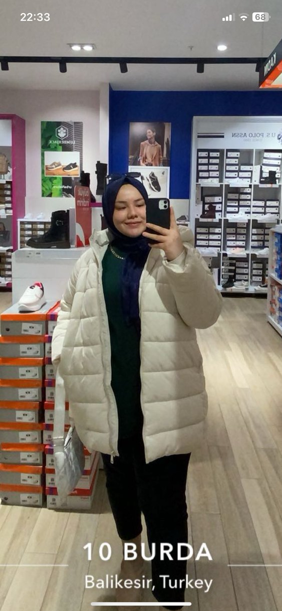 Beyaz Tesettürmuzun mont - Görsel 2