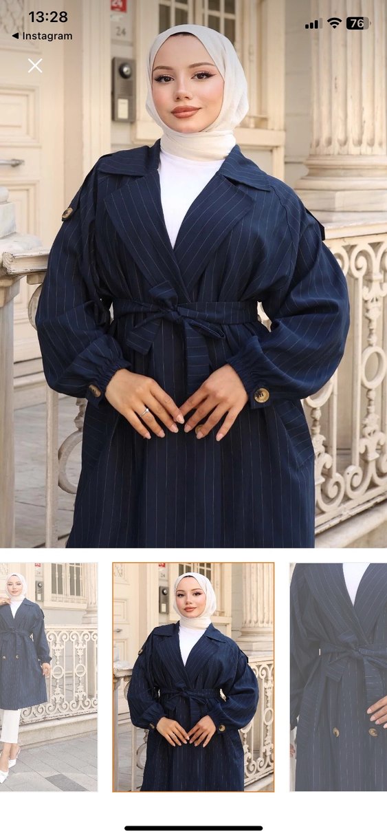 Beyaz Parlak Kadın Trençkot - Görsel 2