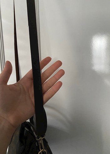 Kahverengi Deri Tokalı Kadın Çanta - Görsel 4