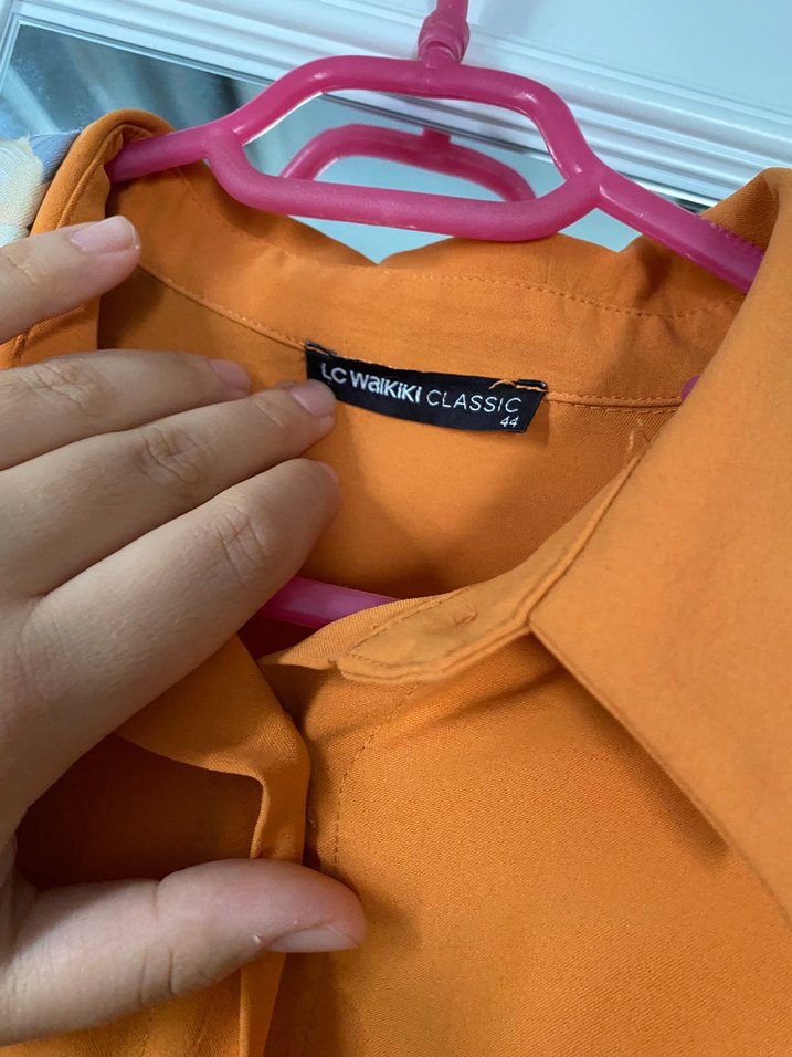 Tesettür ayrobin gömlek - Görsel 4