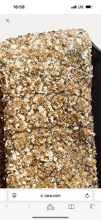 xs Beden Zara ZW collection pullu kısa elbise