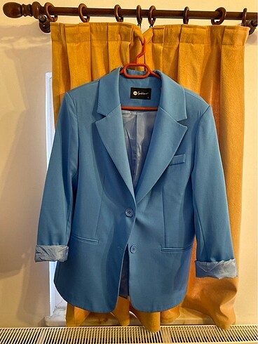 Diğer Mavi blazer ceketli takım