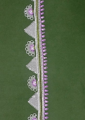 iğne oyası havlu kenari - Görsel 2