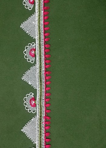 iğne oyası havlu kenari - Görsel 5