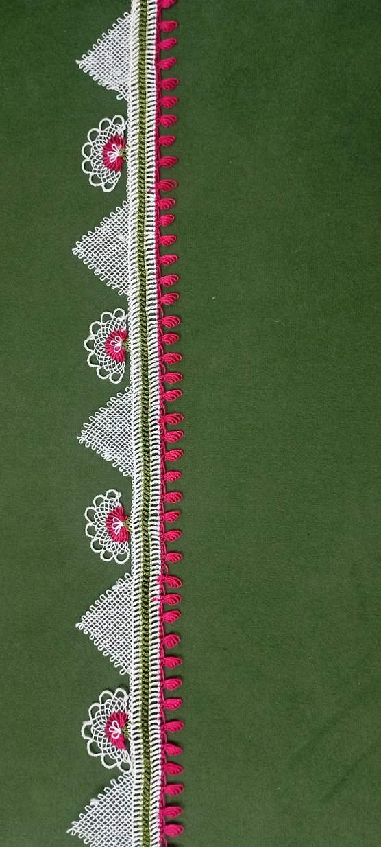 iğne oyası havlu kenari - Görsel 5