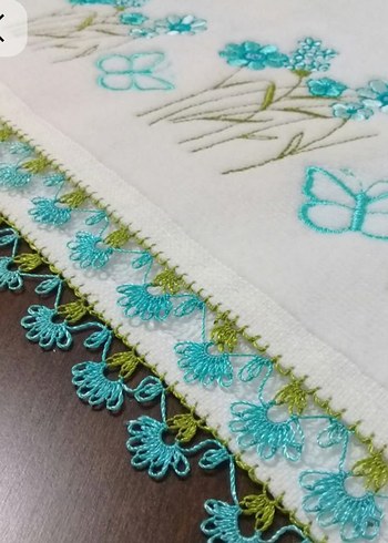 iğne oyası mutfak havlusu - Görsel 2