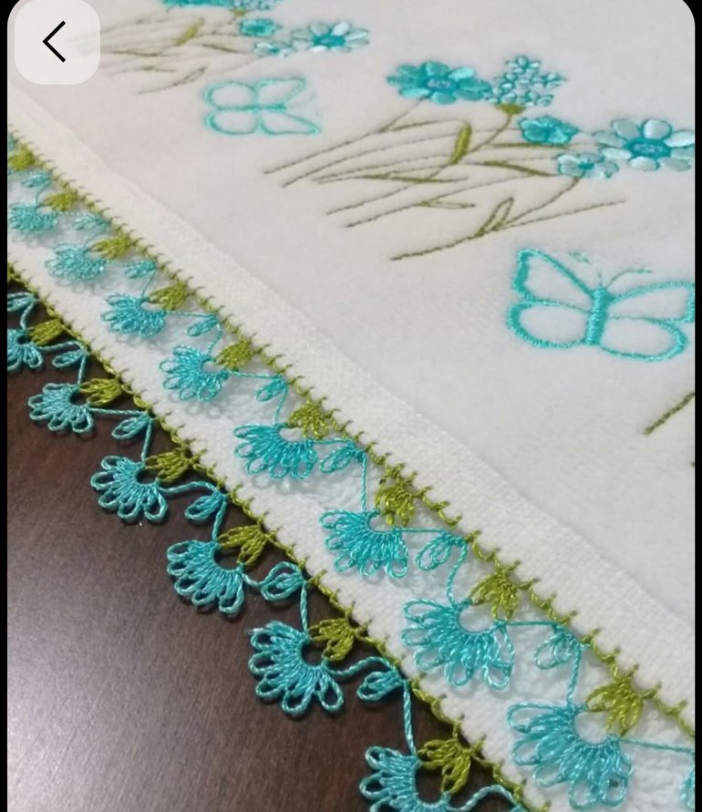 iğne oyası mutfak havlusu - Görsel 2