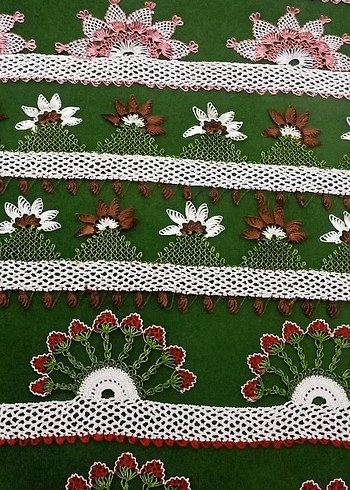 iğne oyası havlu kenari - Görsel 8